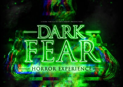 Dark Fear logo met achtergrondkopie